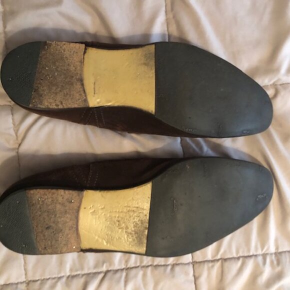 Bally Suede Loafers - Brown size 10 - Picture 4 of 4